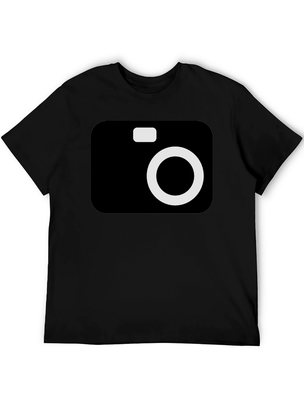 Camera Graphic Black T-Shirt - Photographer Style