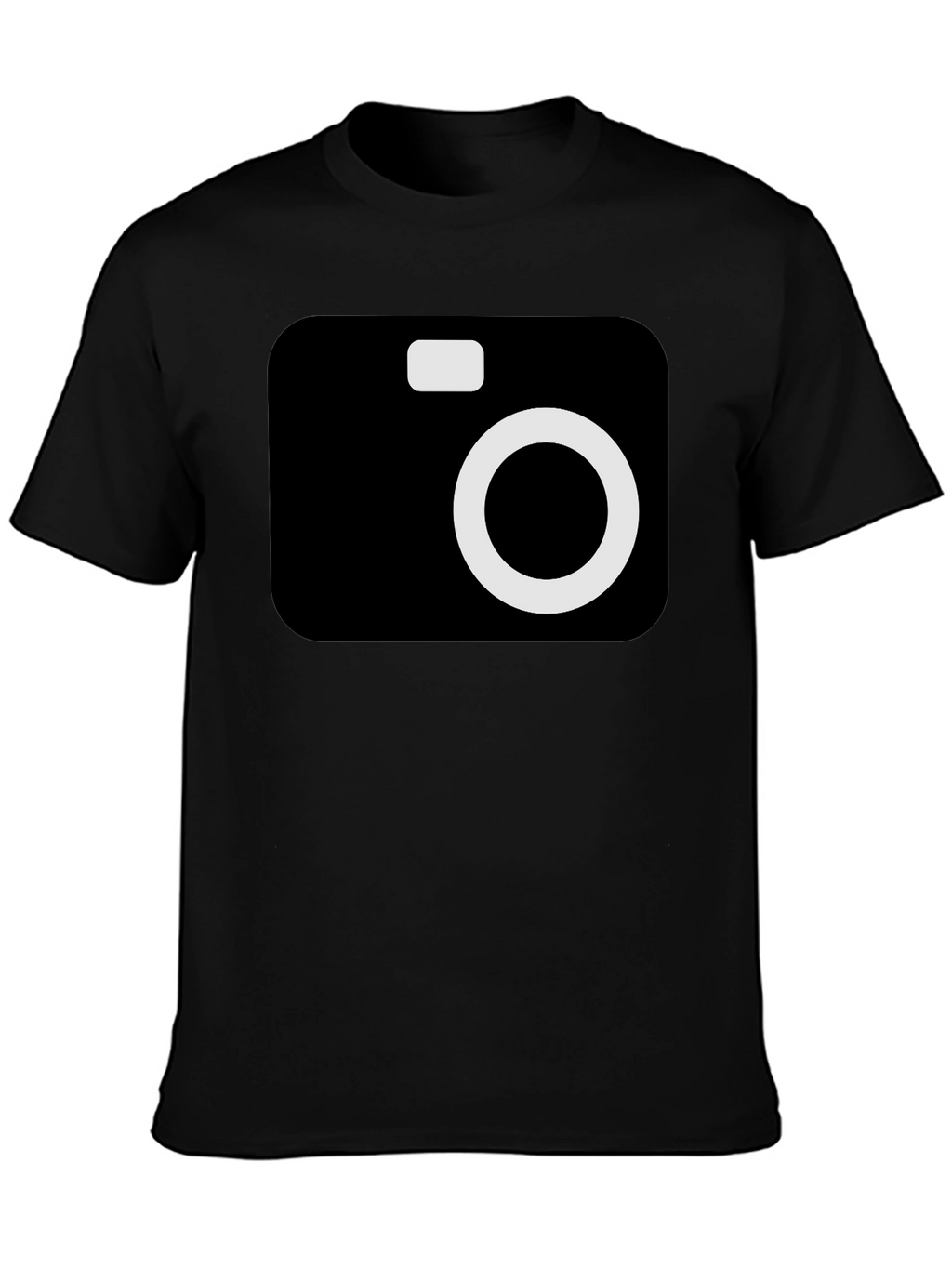 Camera Graphic Black T-Shirt - Photographer Style