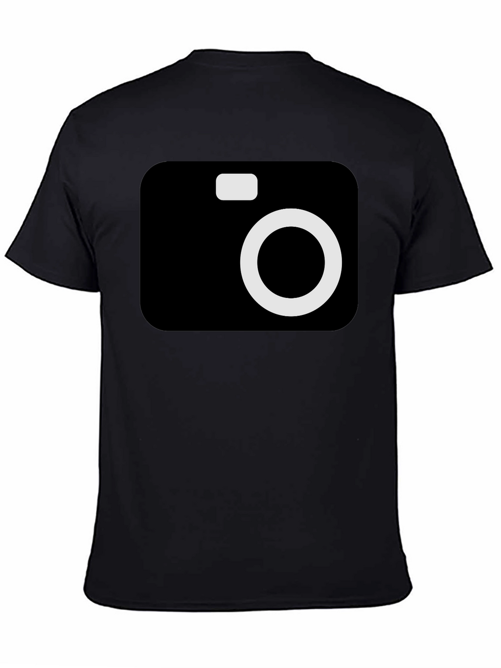 Camera Graphic Black T-Shirt - Photographer Style