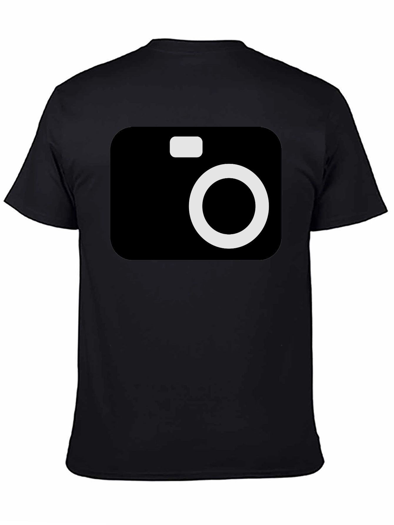 Camera Graphic Black T-Shirt - Photographer Style
