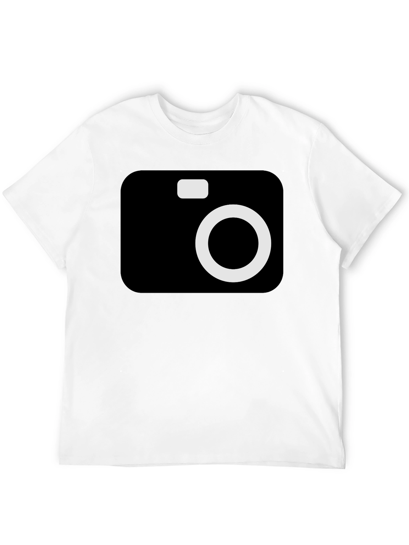 Camera Graphic Black T-Shirt - Photographer Style