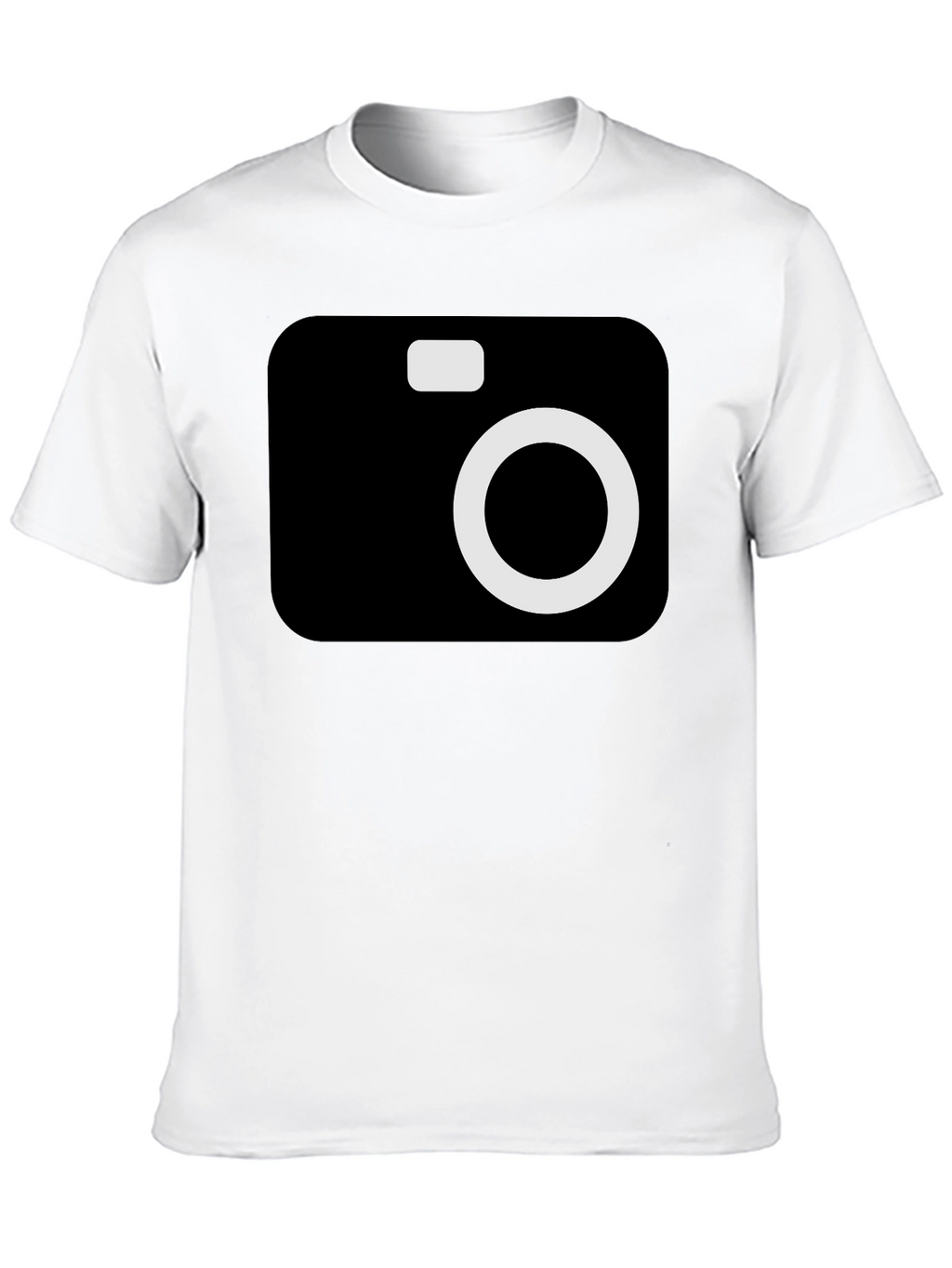 Camera Graphic Black T-Shirt - Photographer Style