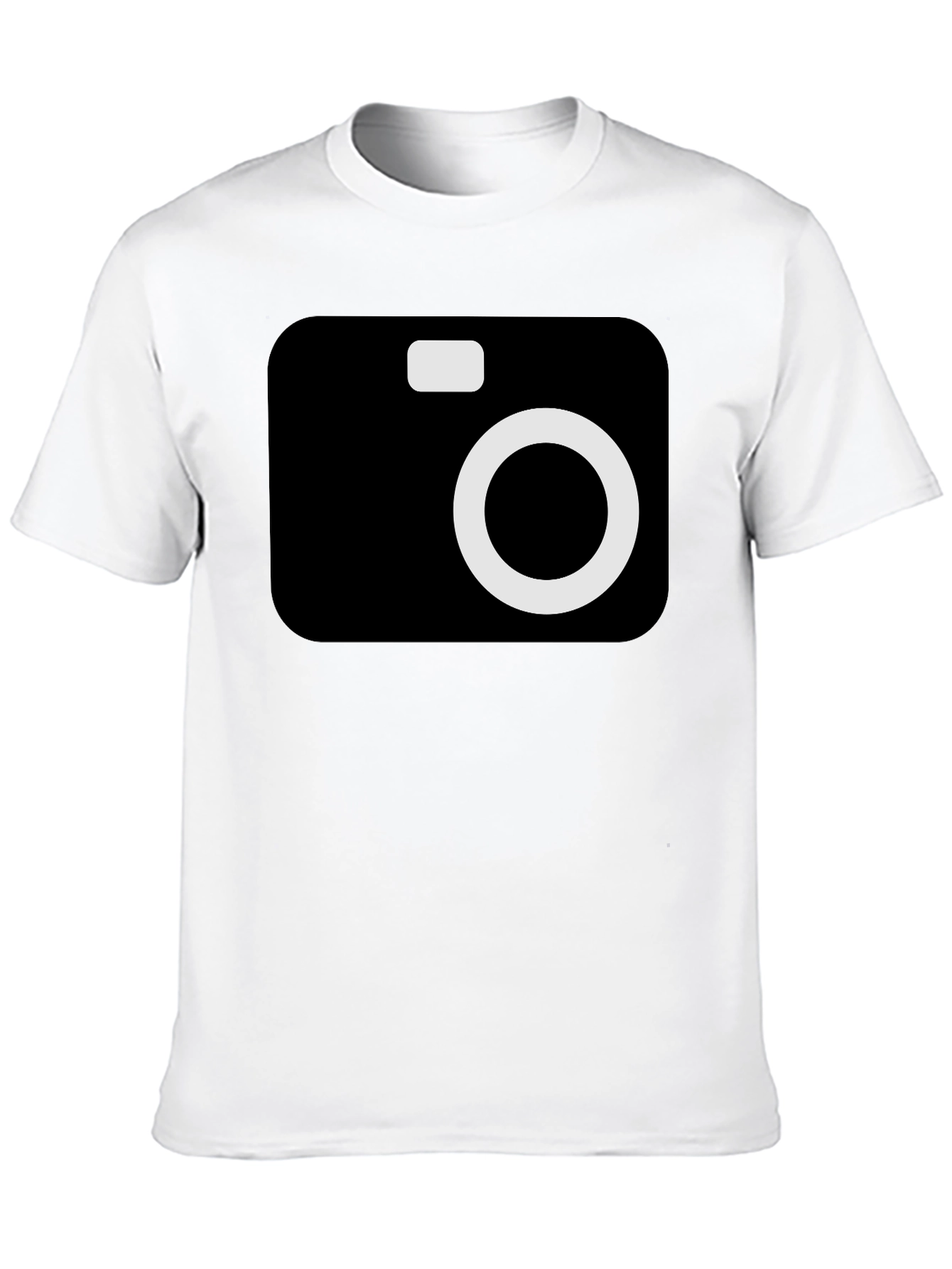Camera Graphic Black T-Shirt - Photographer Style