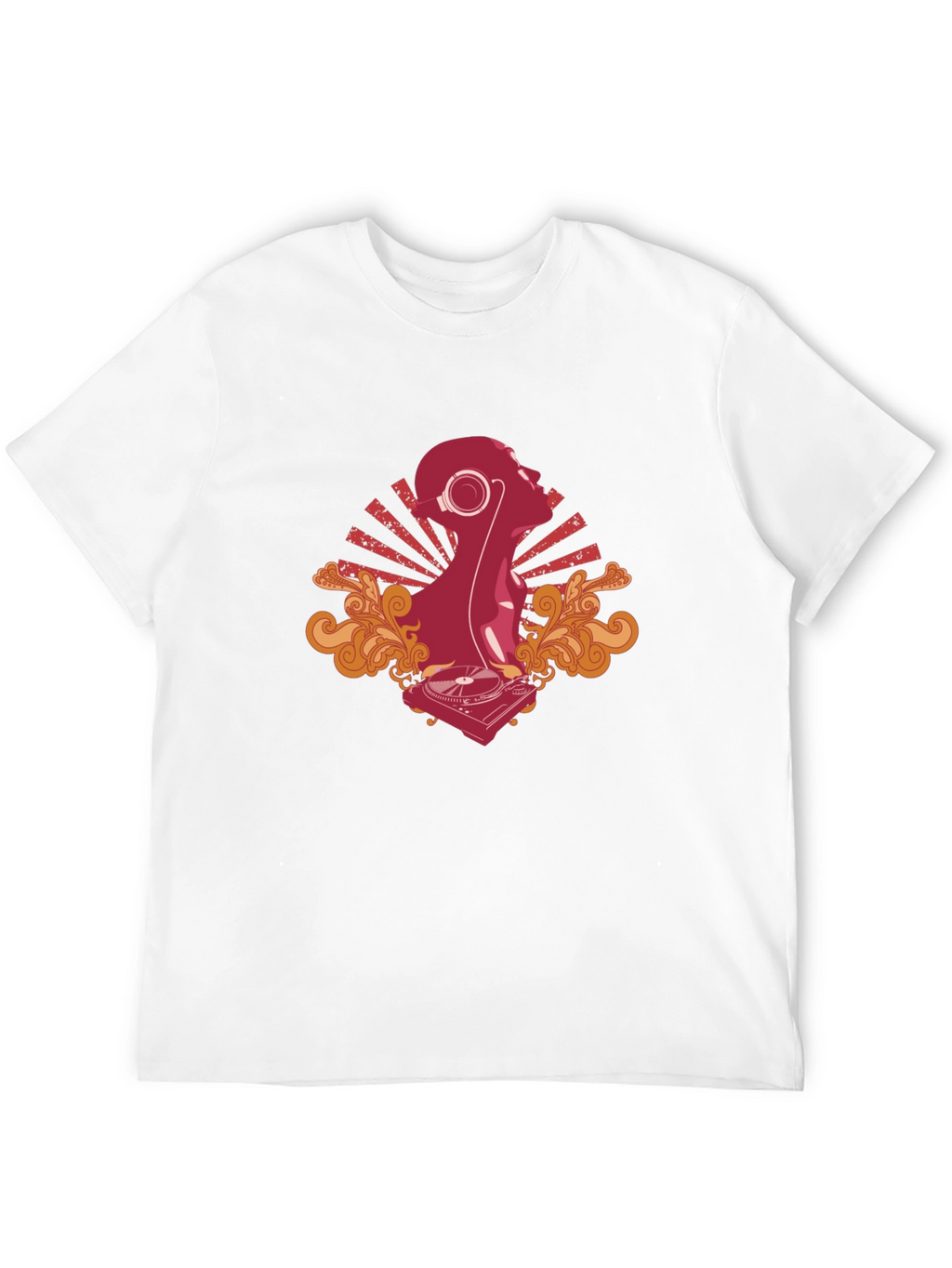 DJ Silhouette Graphic Tee - Cool Black T-Shirt
