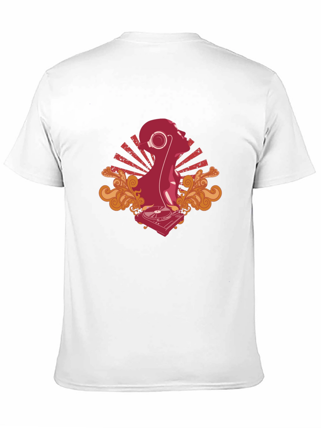 DJ Silhouette Graphic Tee - Cool Black T-Shirt