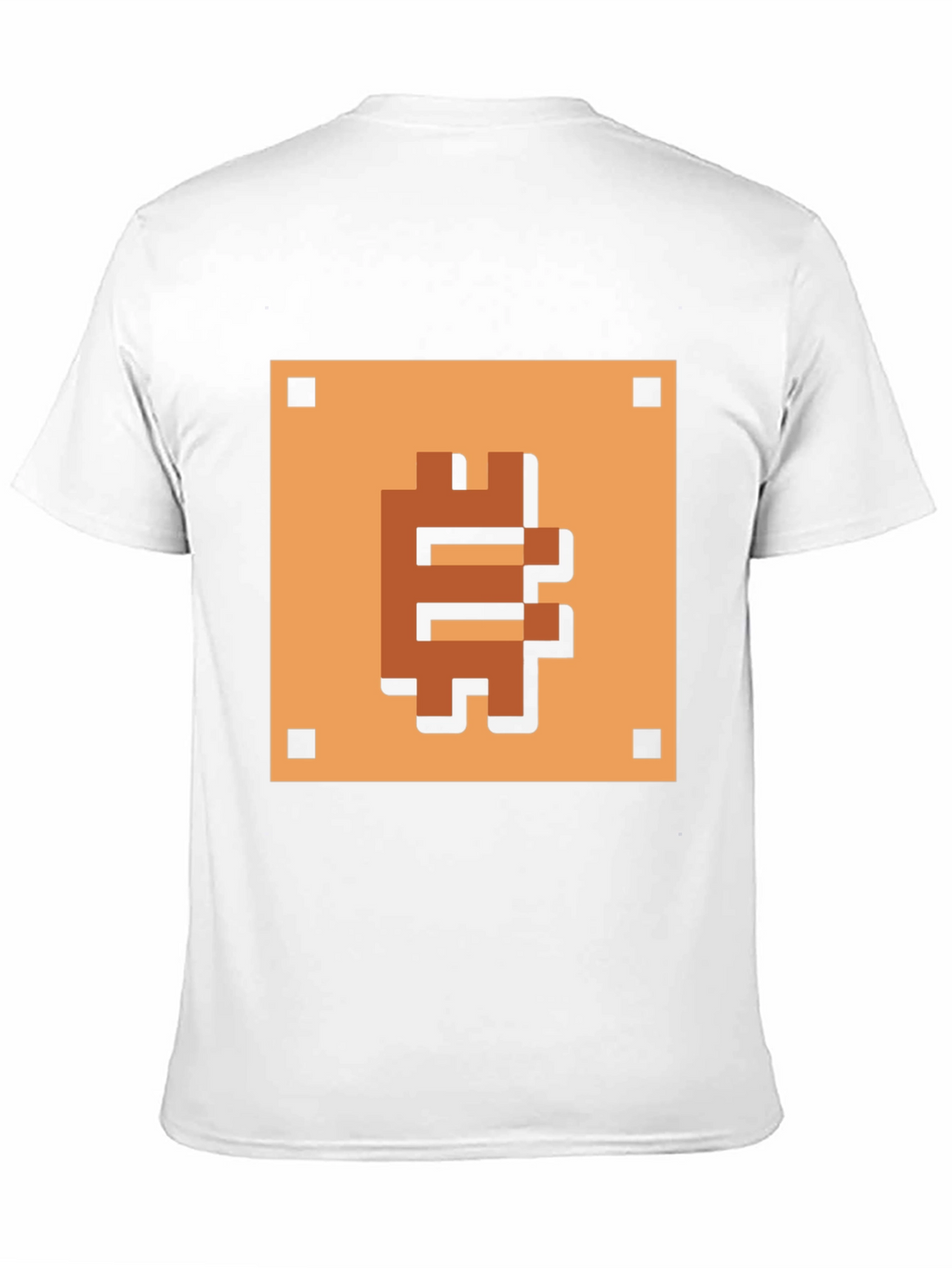 Pixelated Bitcoin T-Shirt - Retro Crypto Style