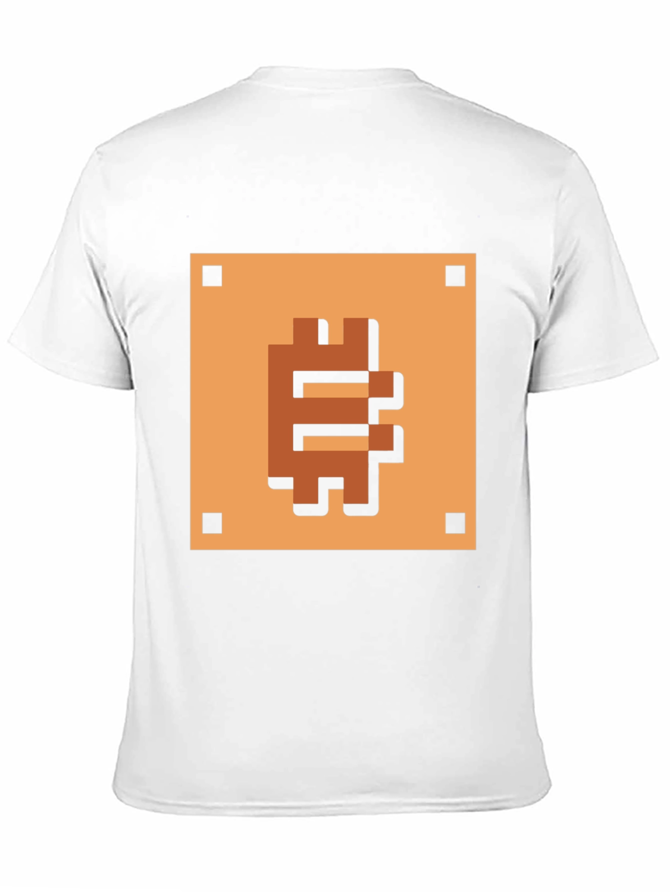 Pixelated Bitcoin T-Shirt - Retro Crypto Style
