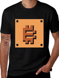 Pixelated Bitcoin T-Shirt - Retro Crypto Style
