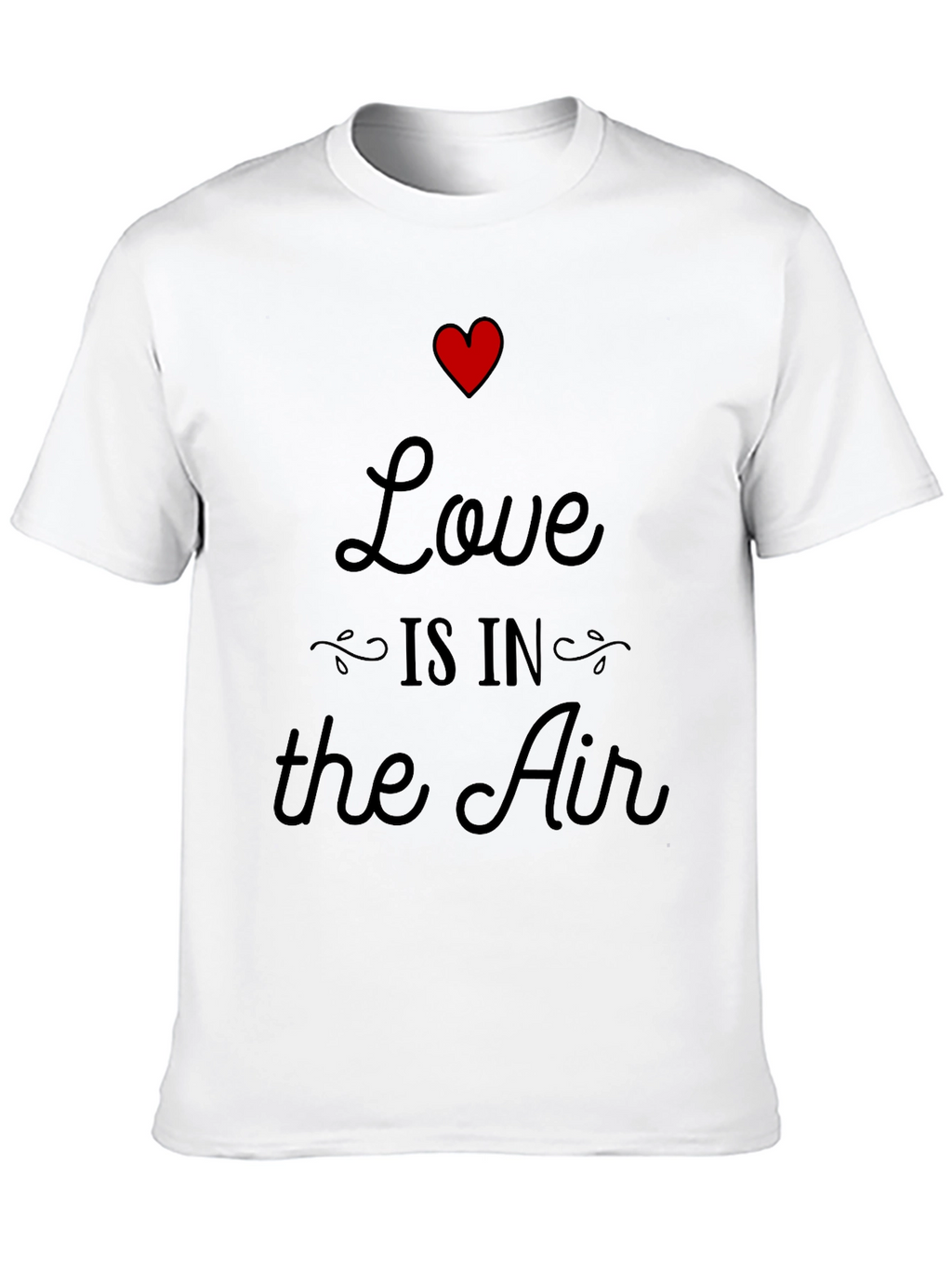 Love is in the Air Graphic Tee - Black