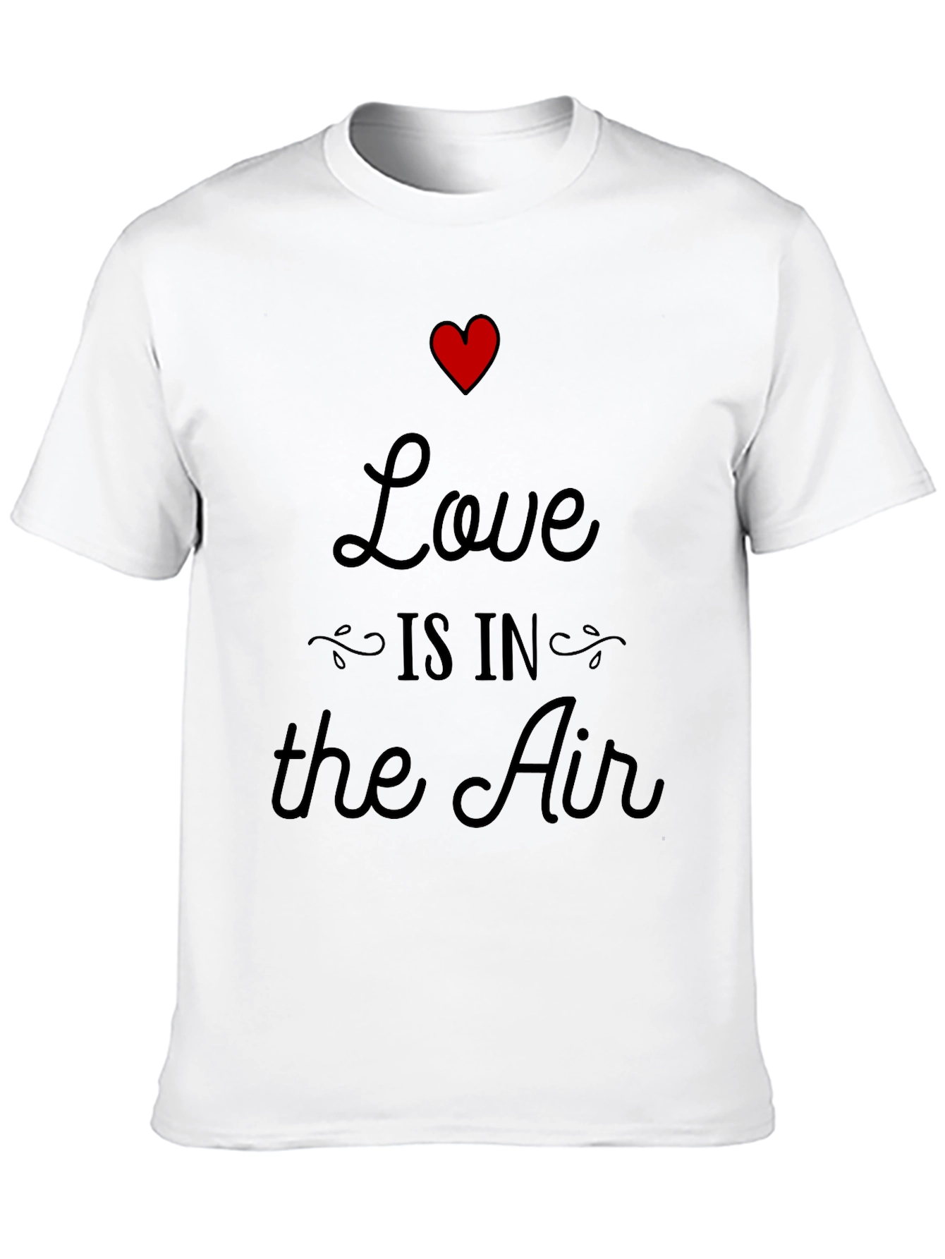 Love is in the Air Graphic Tee - Black