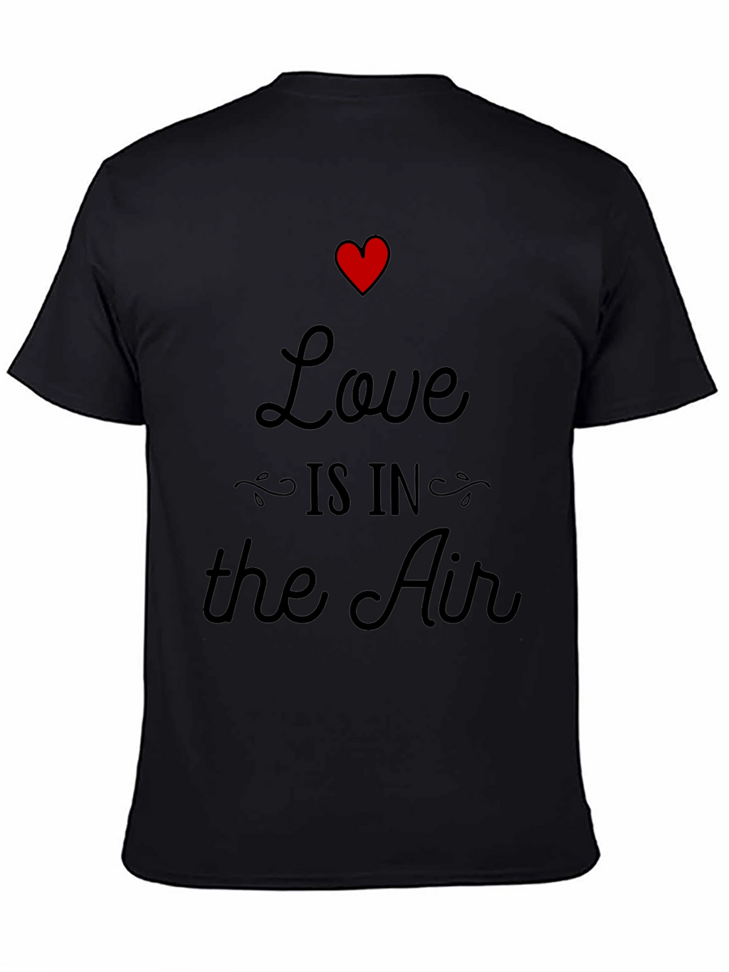 Love is in the Air Graphic Tee - Black