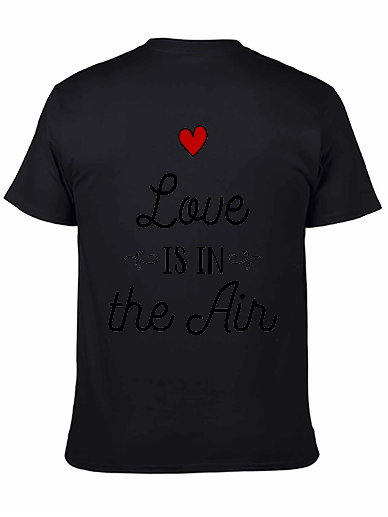 Love is in the Air Graphic Tee - Black
