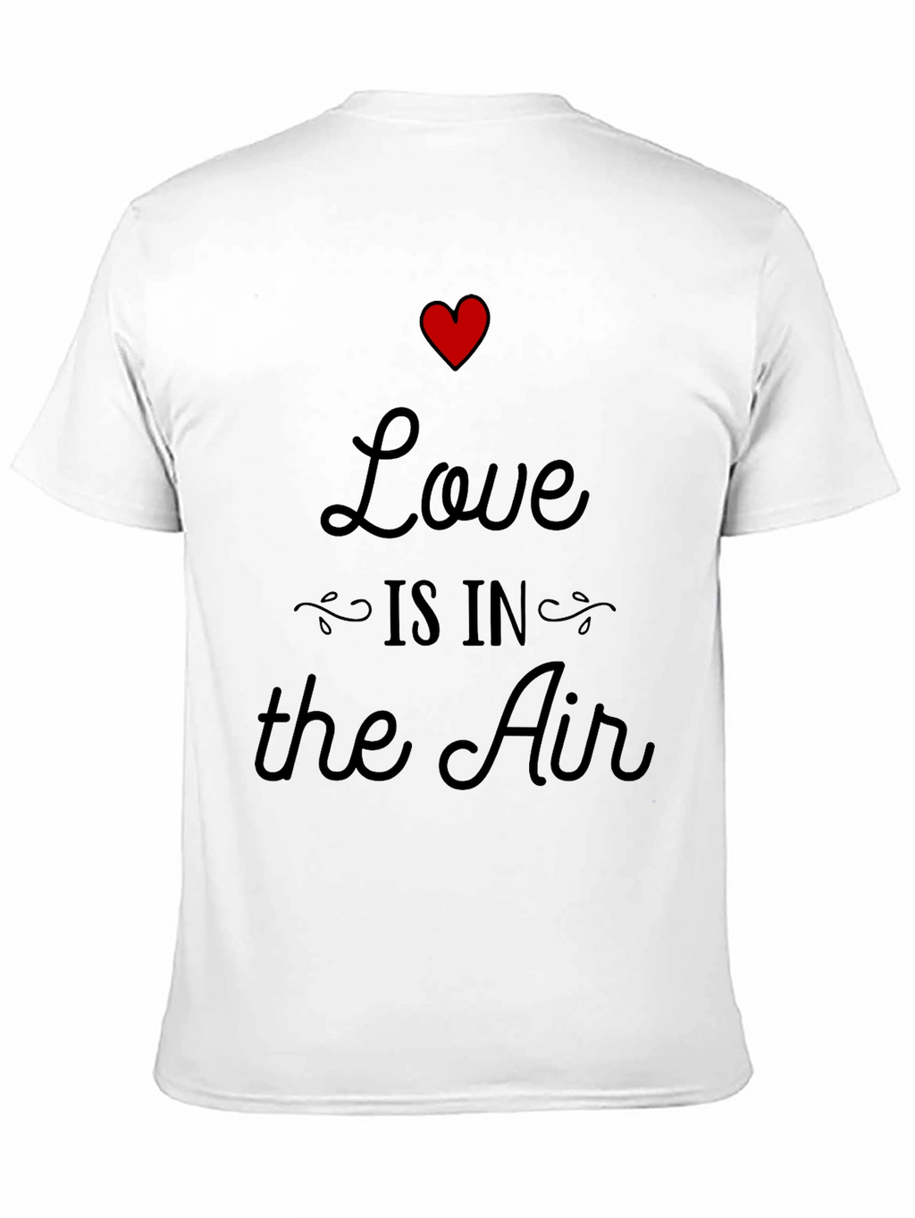 Love is in the Air Graphic Tee - Black