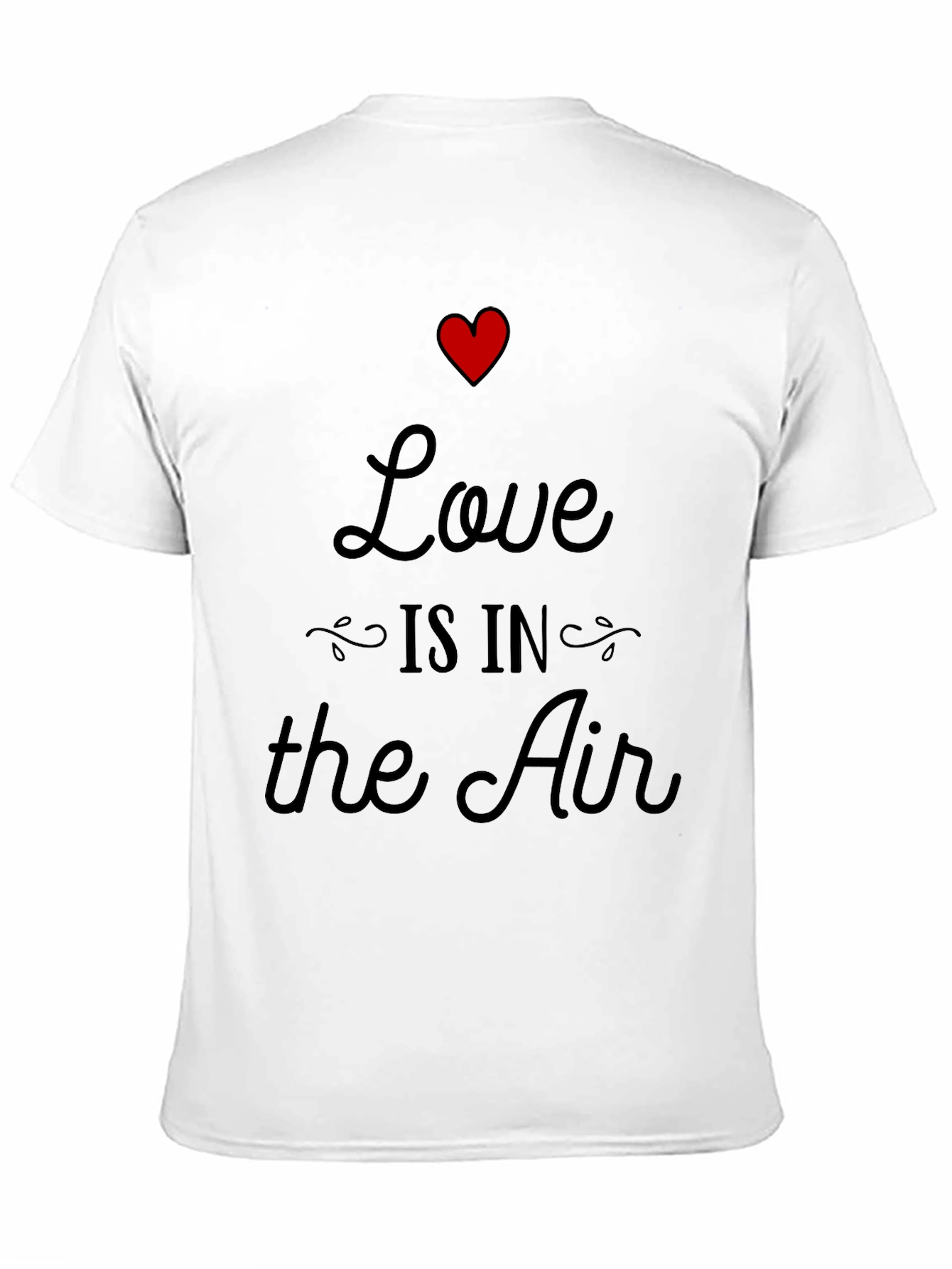 Love is in the Air Graphic Tee - Black