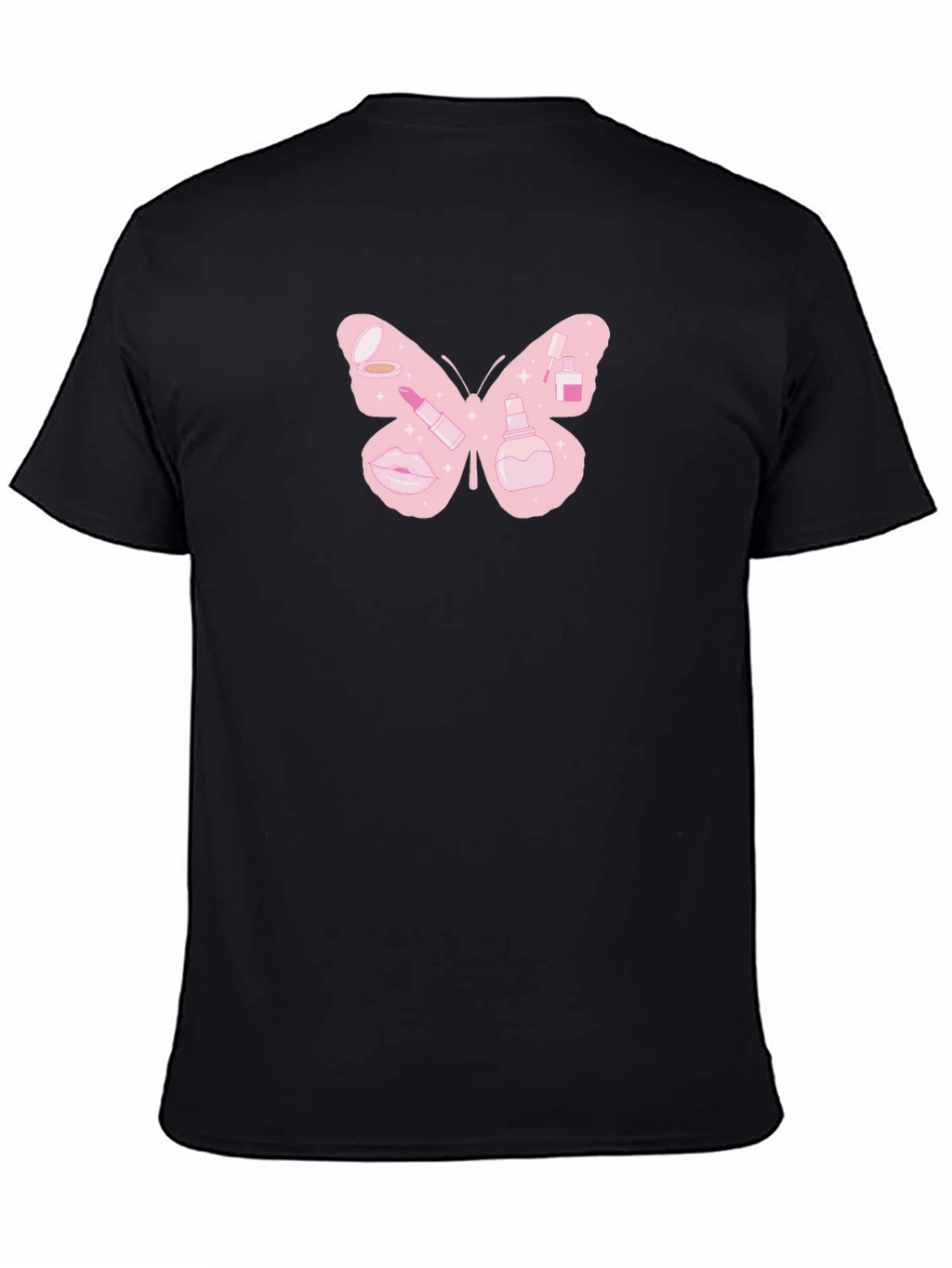 Butterfly Makeup T-Shirt - Cute Graphic Tee