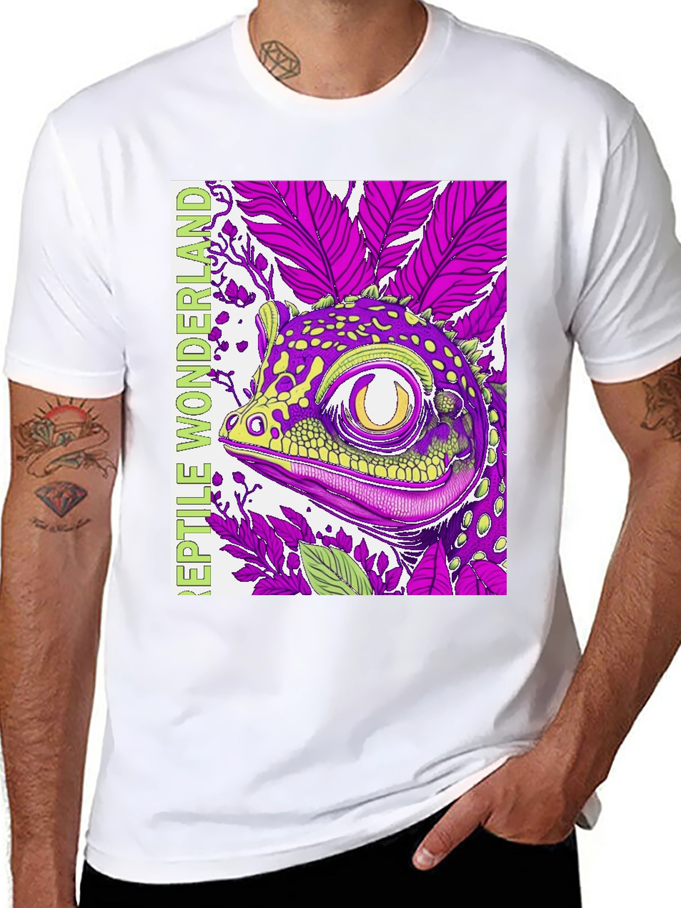 Reptile Wonderland T-Shirt: Gecko Graphic Tee