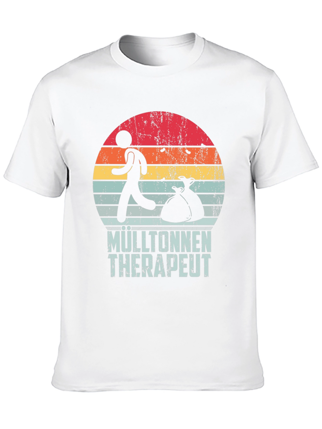 Mülltonnen Therapeut T-Shirt Retro Style