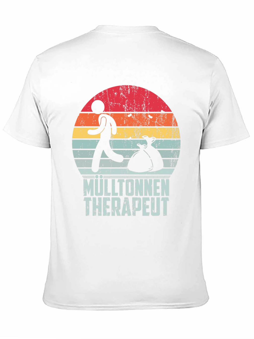 Mülltonnen Therapeut T-Shirt Retro Style