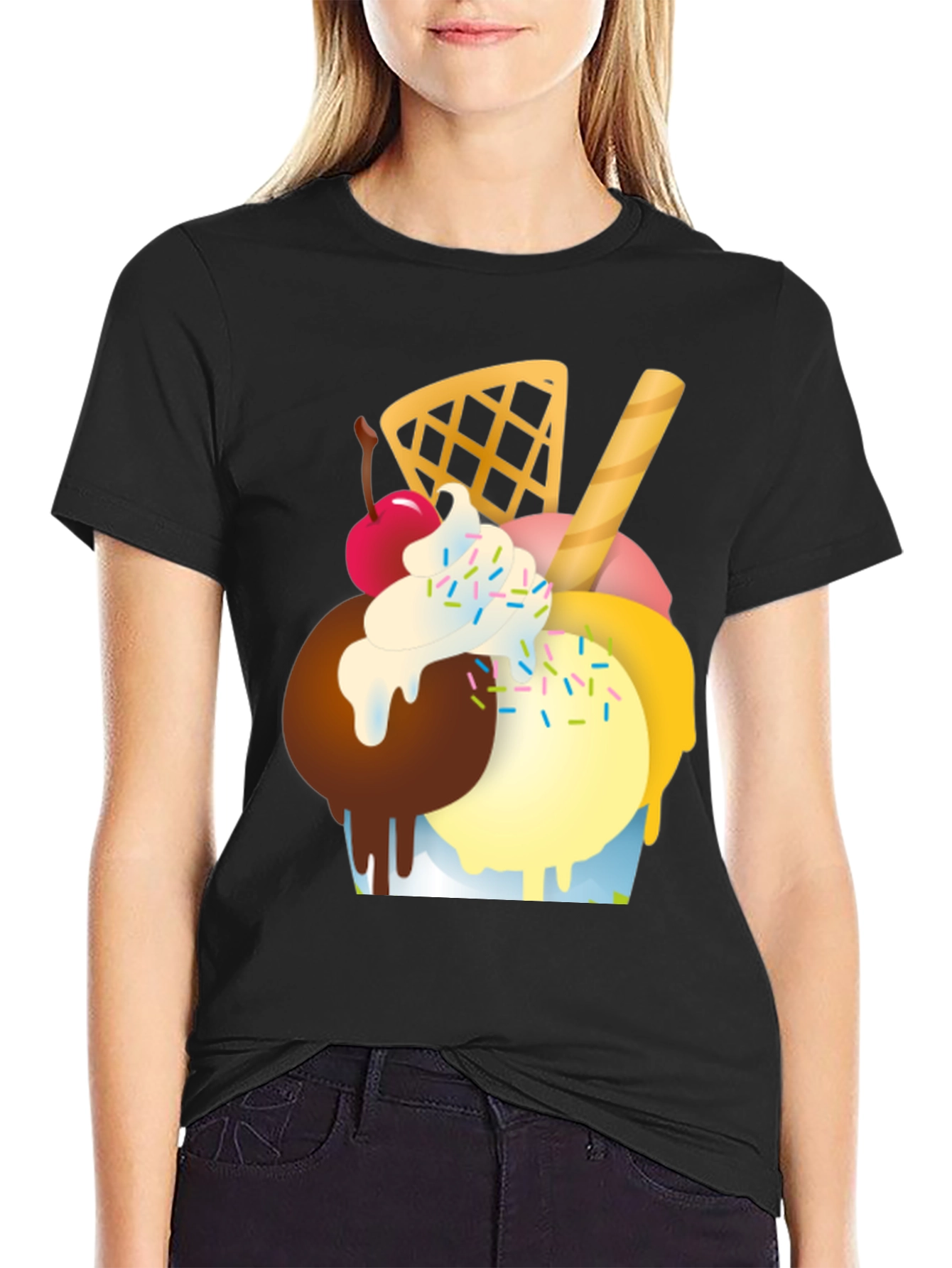 Ice Cream Graphic Tee - Fun Summer Style