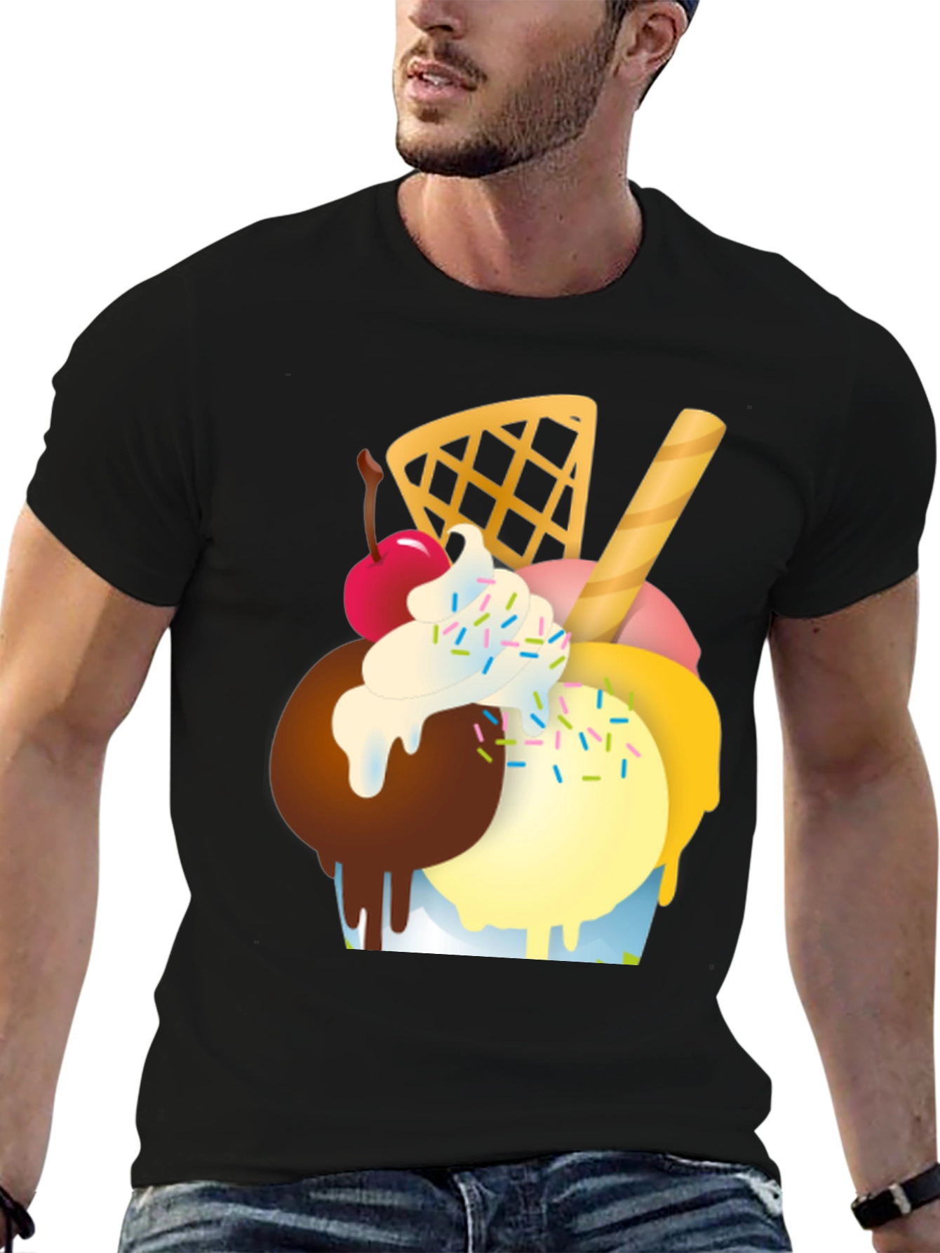 Ice Cream Graphic Tee - Fun Summer Style