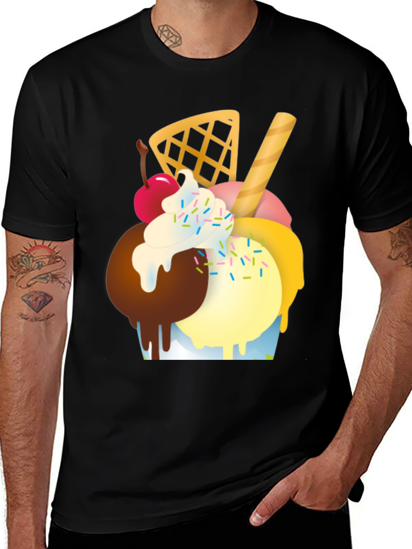 Ice Cream Graphic Tee - Fun Summer Style