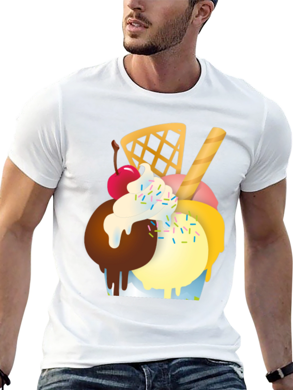 Ice Cream Graphic Tee - Fun Summer Style