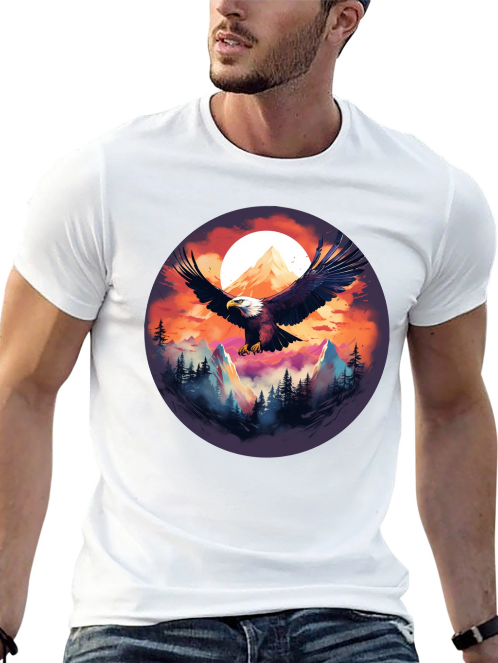 Eagle Mountain Graphic Tee - Nature Inspired Style