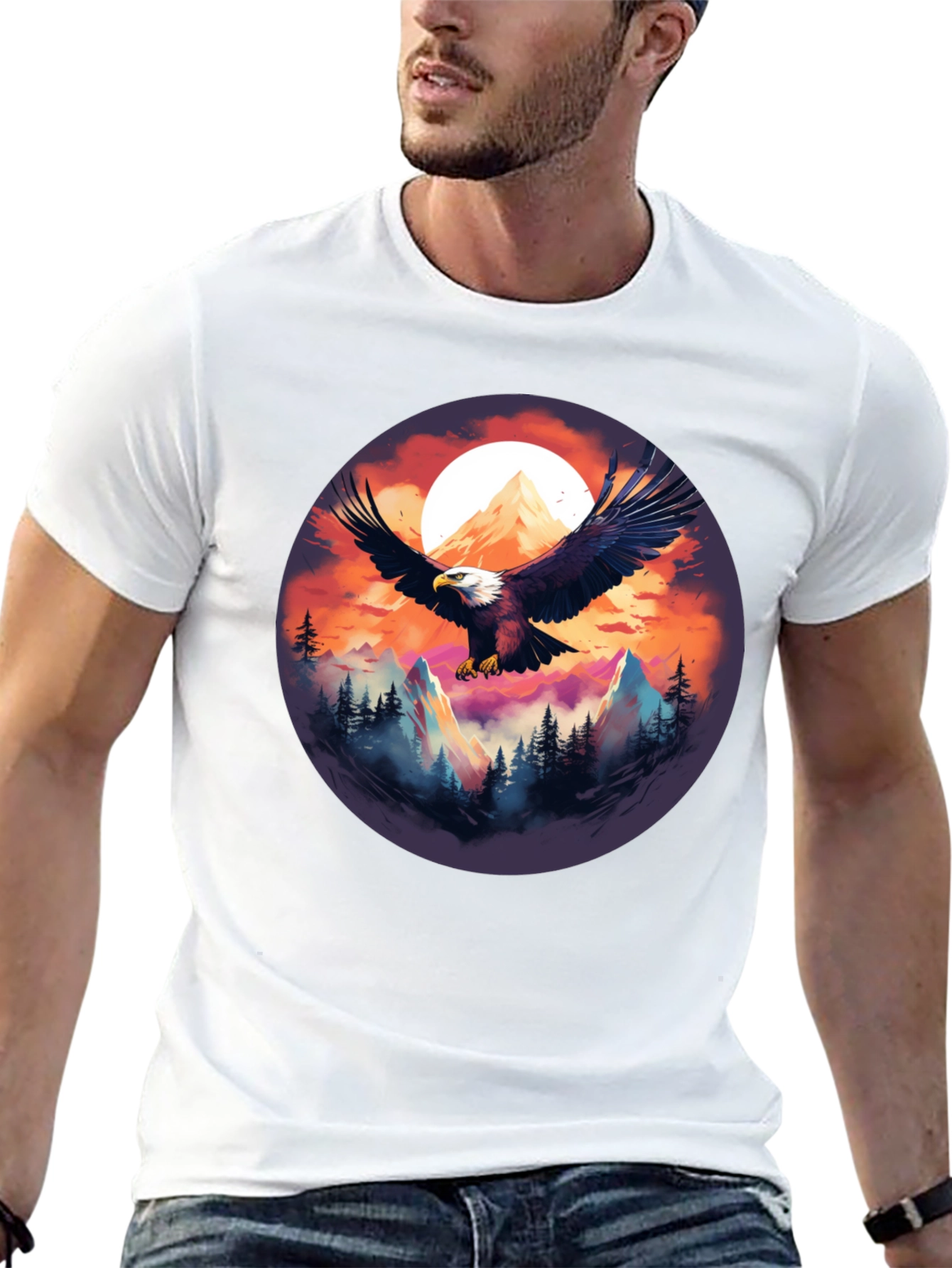 Eagle Mountain Graphic Tee - Nature Inspired Style