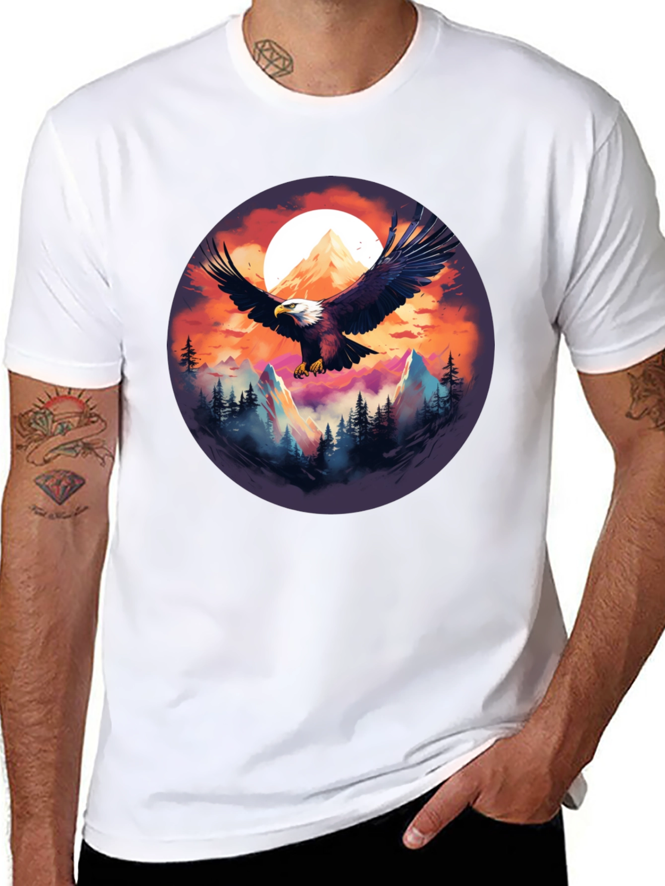 Eagle Mountain Graphic Tee - Nature Inspired Style