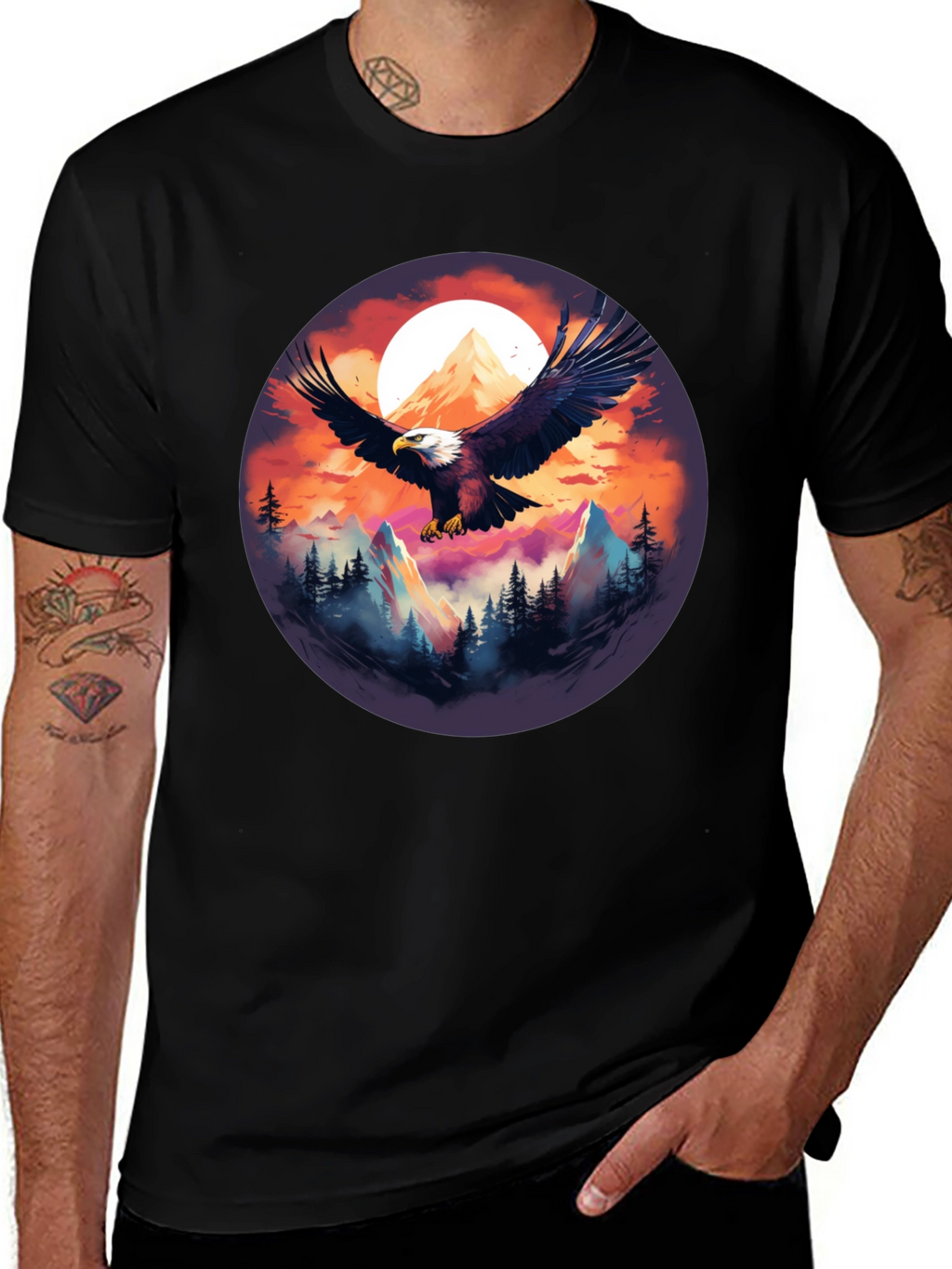 Eagle Mountain Graphic Tee - Nature Inspired Style