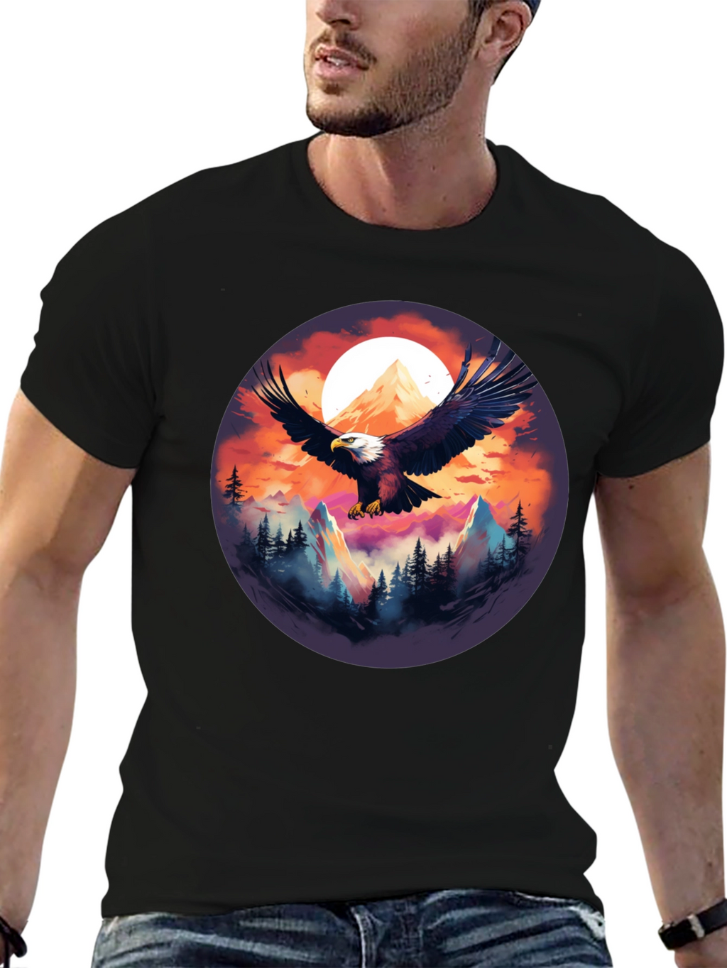 Eagle Mountain Graphic Tee - Nature Inspired Style