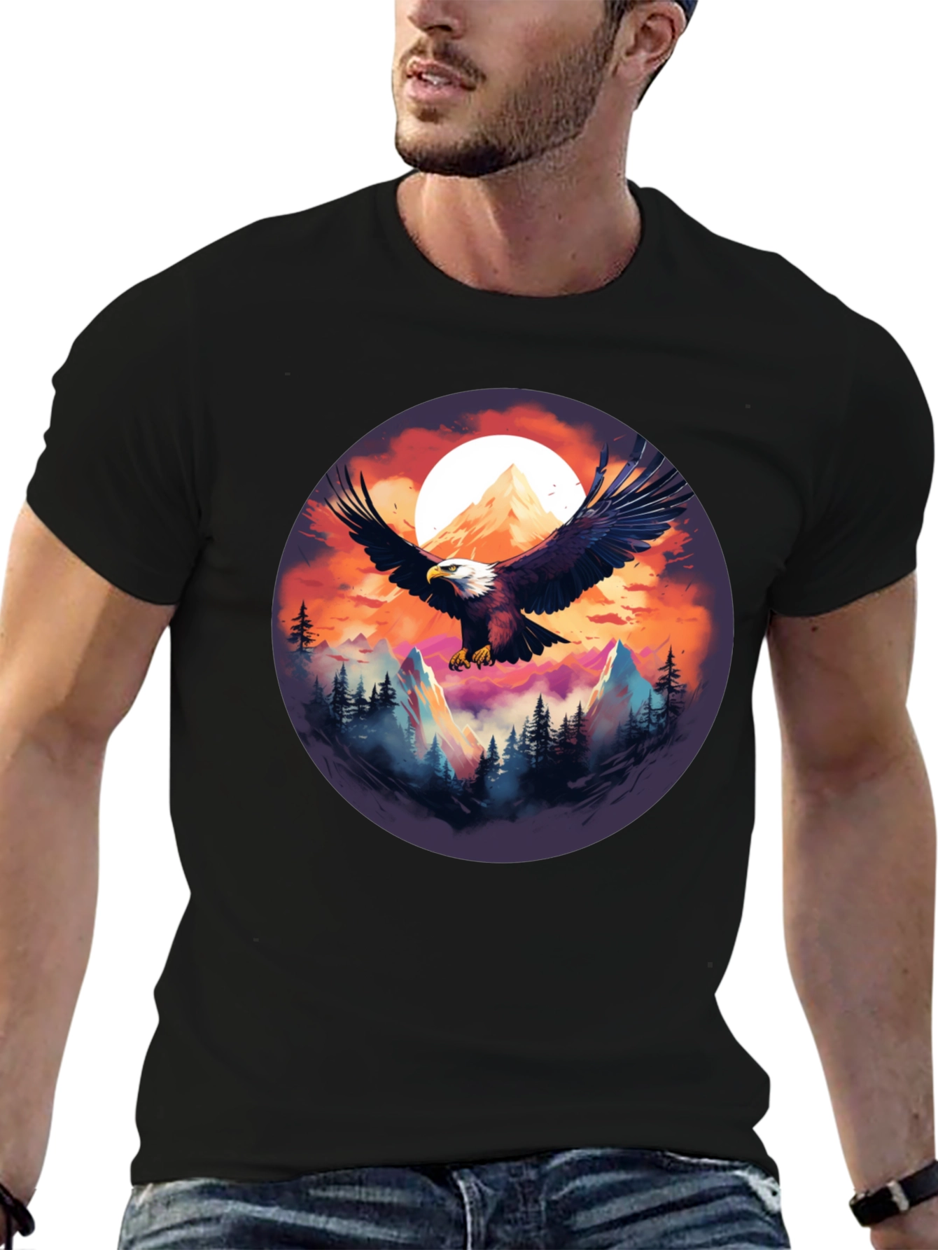 Eagle Mountain Graphic Tee - Nature Inspired Style