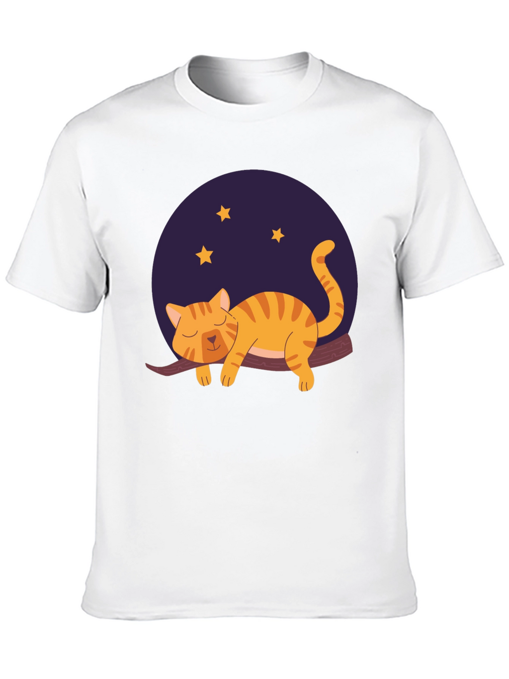 Cute Cat Nap T-Shirt - Unisex Black Tee