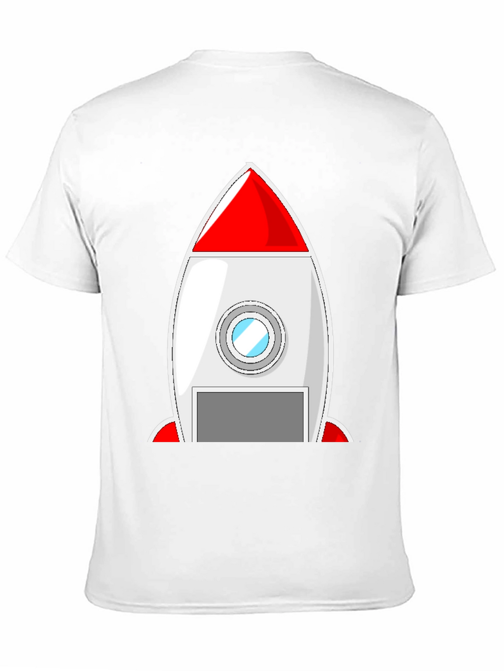Rocket Ship Graphic Tee - Blast Off in Style!