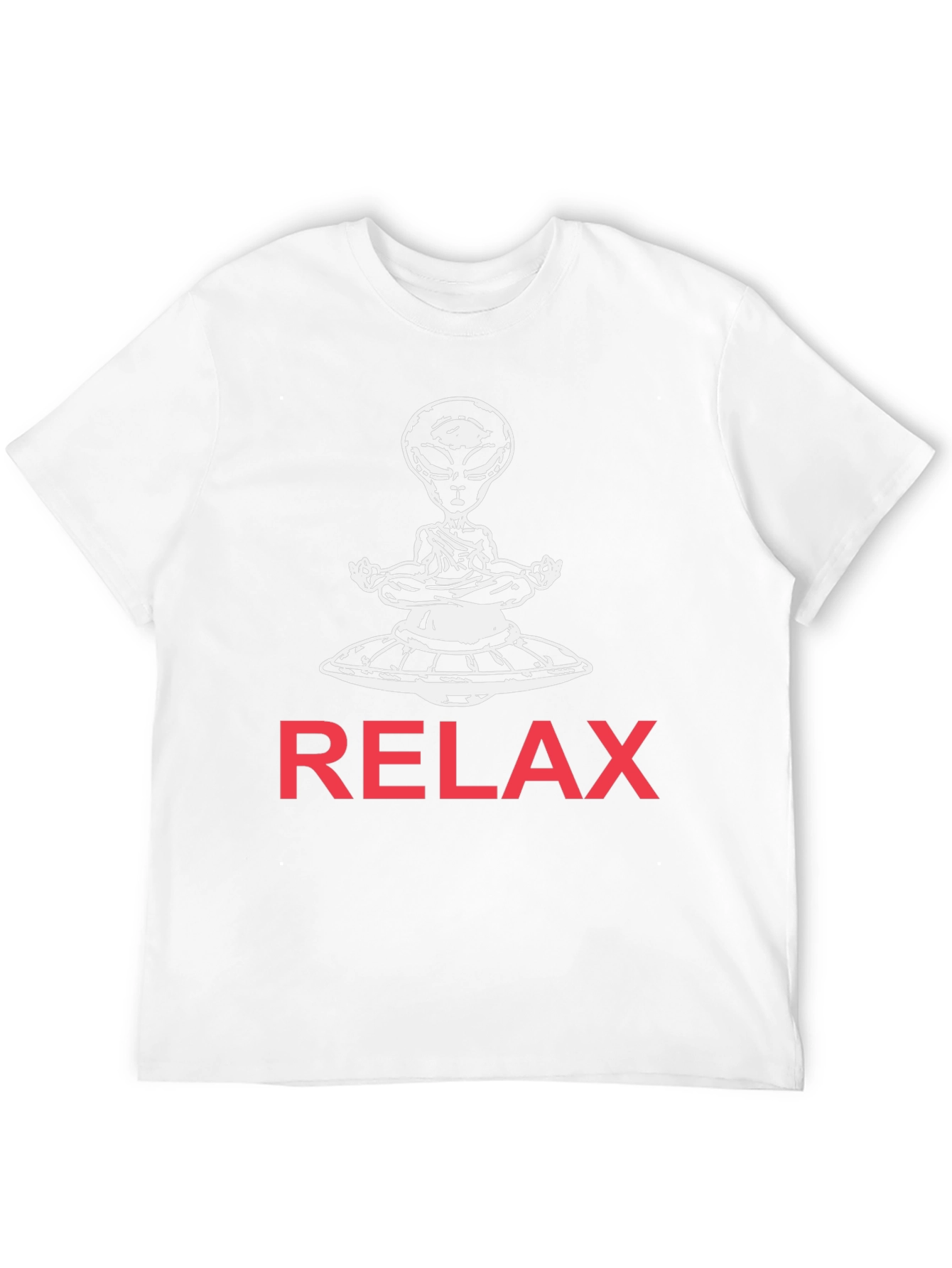 Relax Alien T-Shirt -  UFO Meditation Tee