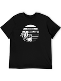 Purrfect Cat Graphic T-Shirt - Stylish Black Cotton Tee