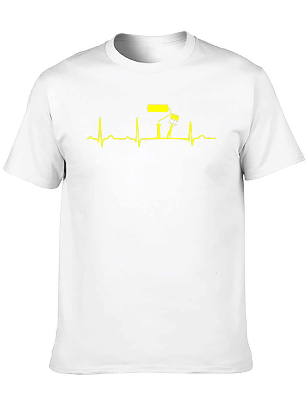 Painters Heartbeat T-Shirt - Black Graphic Tee
