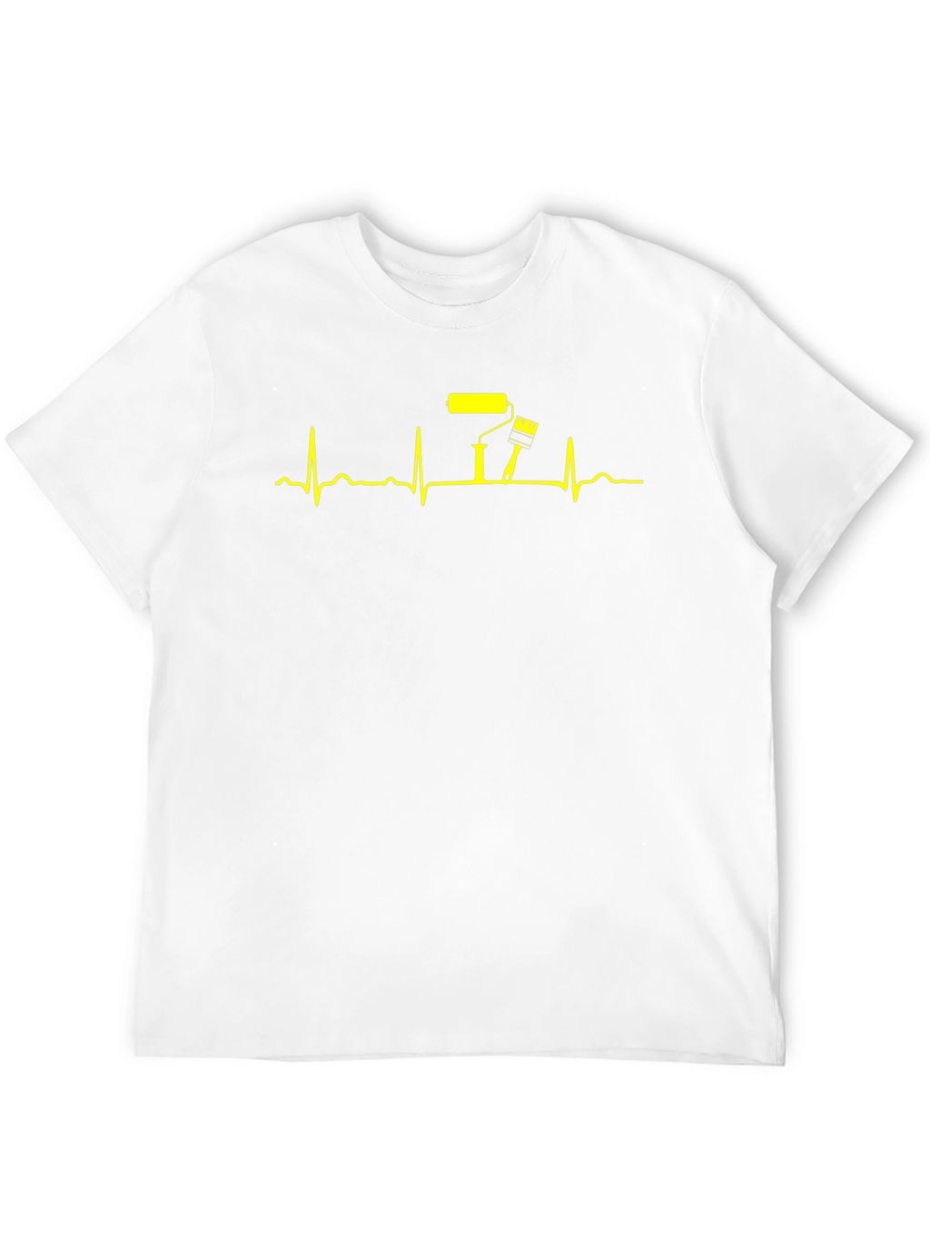 Painters Heartbeat T-Shirt - Black Graphic Tee