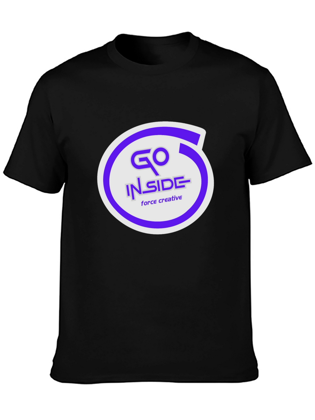 Go Inside Force Creative Graphic T-Shirt
