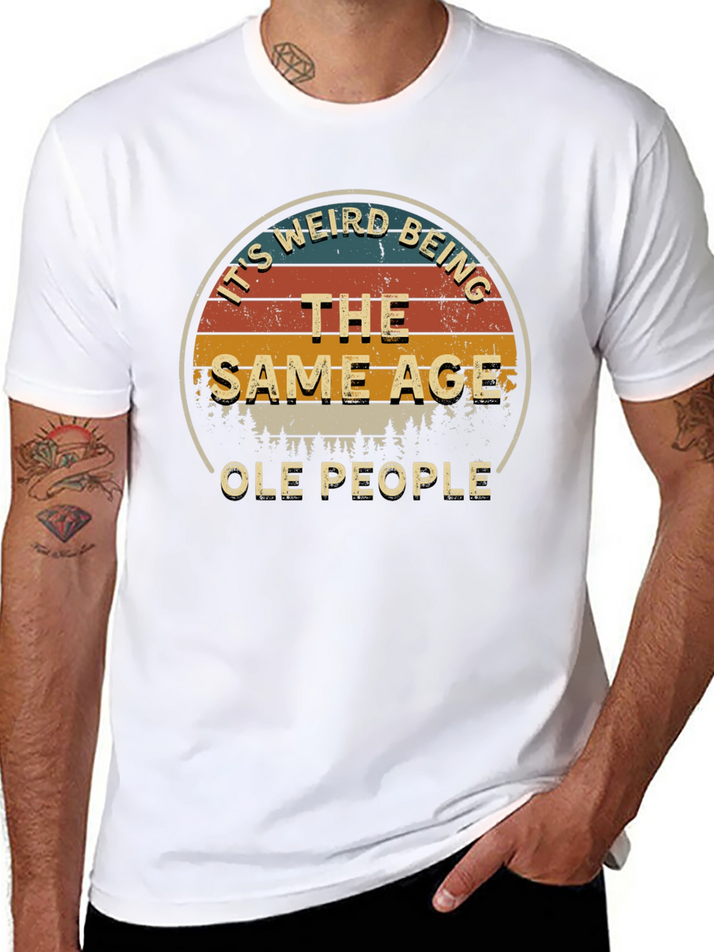 Its Weird Being The Same Age Ole People T-Shirt