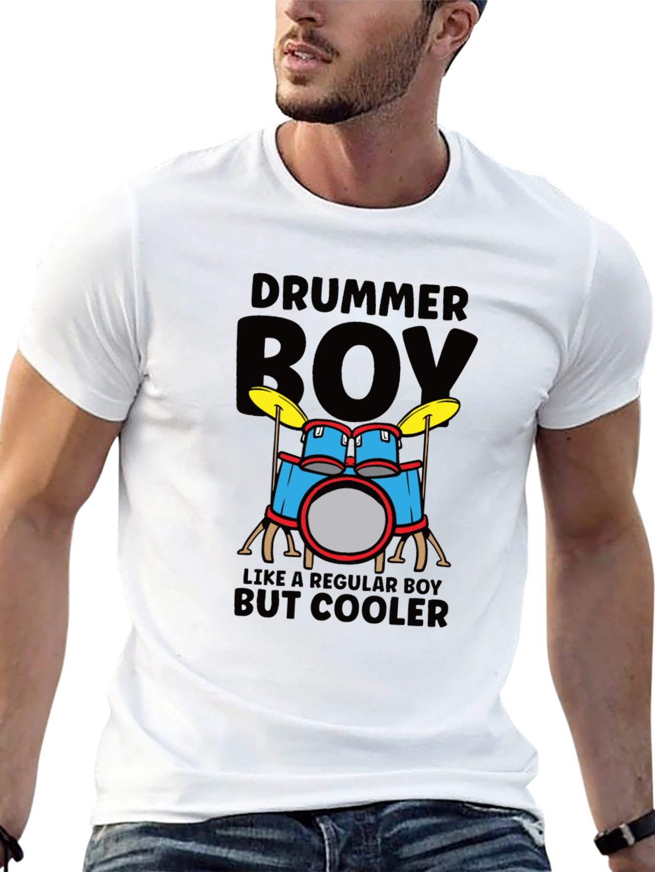 Drummer Boy T-Shirt - Like A Regular Boy But Cooler!