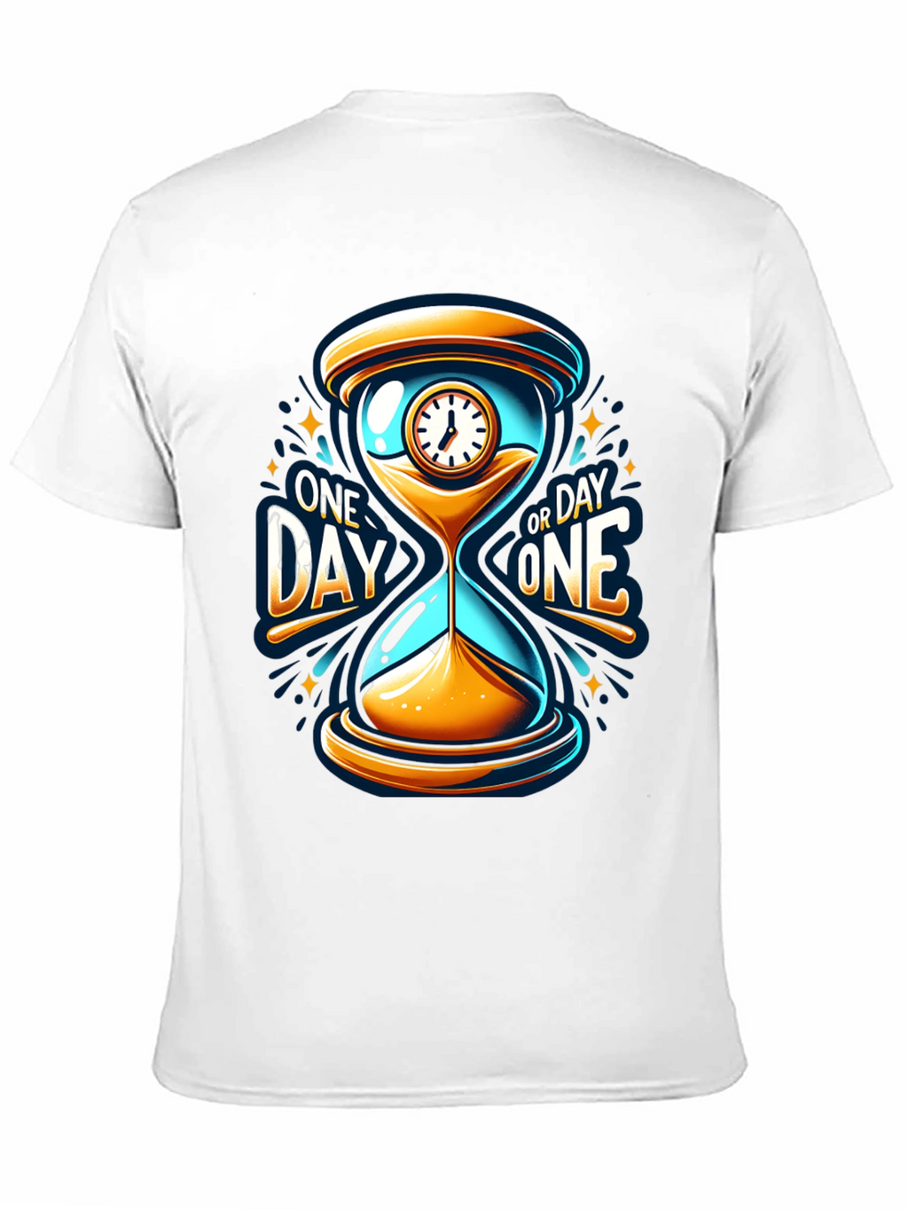 One Day or Day One Hourglass T-Shirt