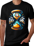 One Day or Day One Hourglass T-Shirt