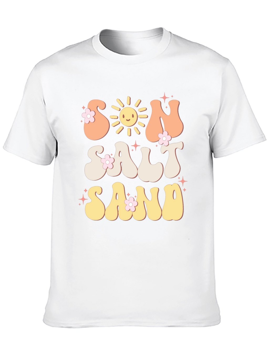 Retro Sun Salt Sand Graphic T-Shirt