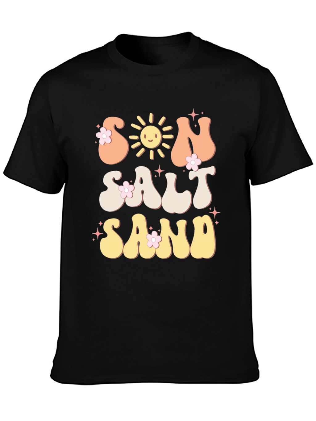 Retro Sun Salt Sand Graphic T-Shirt