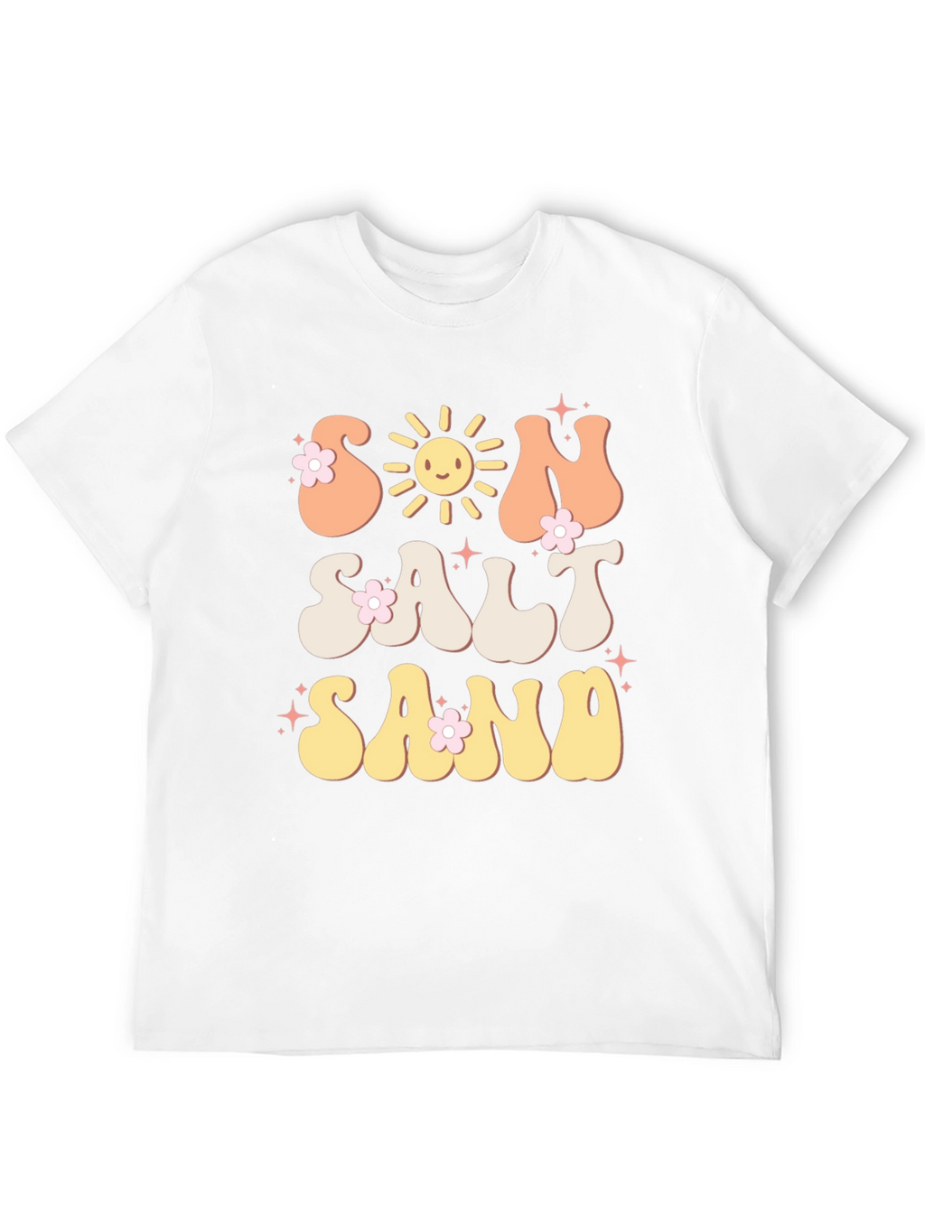 Retro Sun Salt Sand Graphic T-Shirt