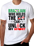 Brazilian Key to My Heart Graphic T-Shirt