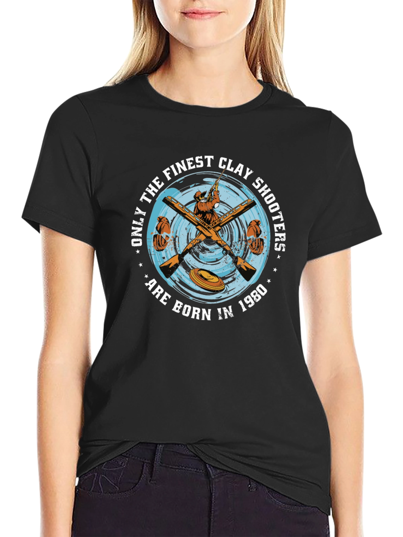 Finest Clay Shooters Born in 1980 T-Shirt