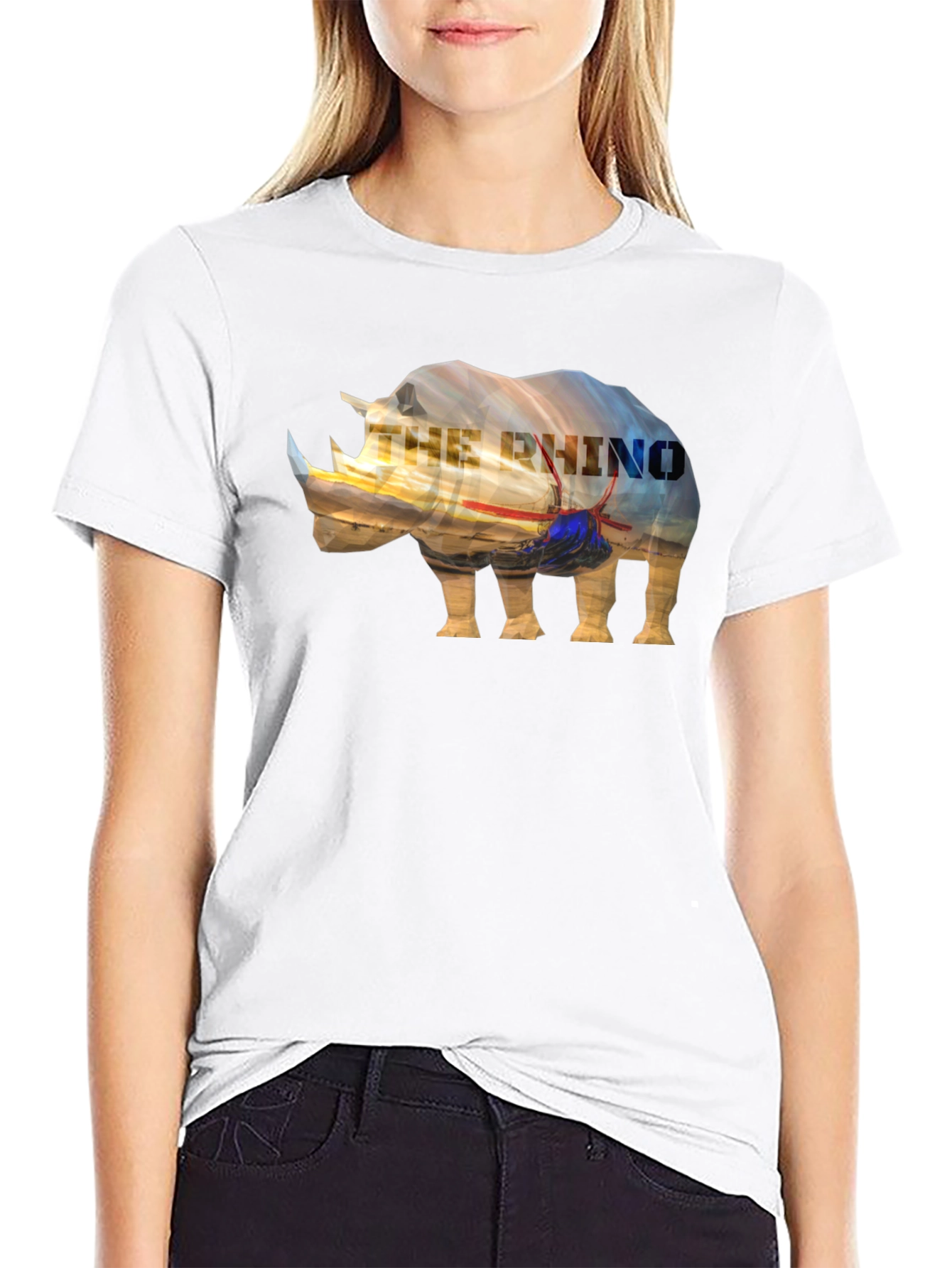 The Rhino Graphic Tee - Mens Black T-Shirt