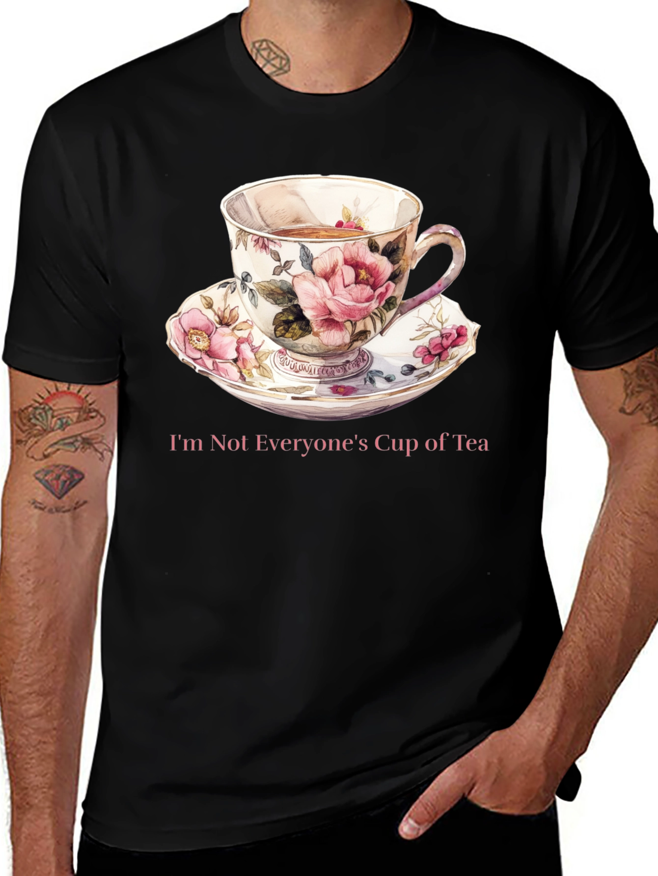 Unique Not Everyones Cup of Tea Graphic Tee
